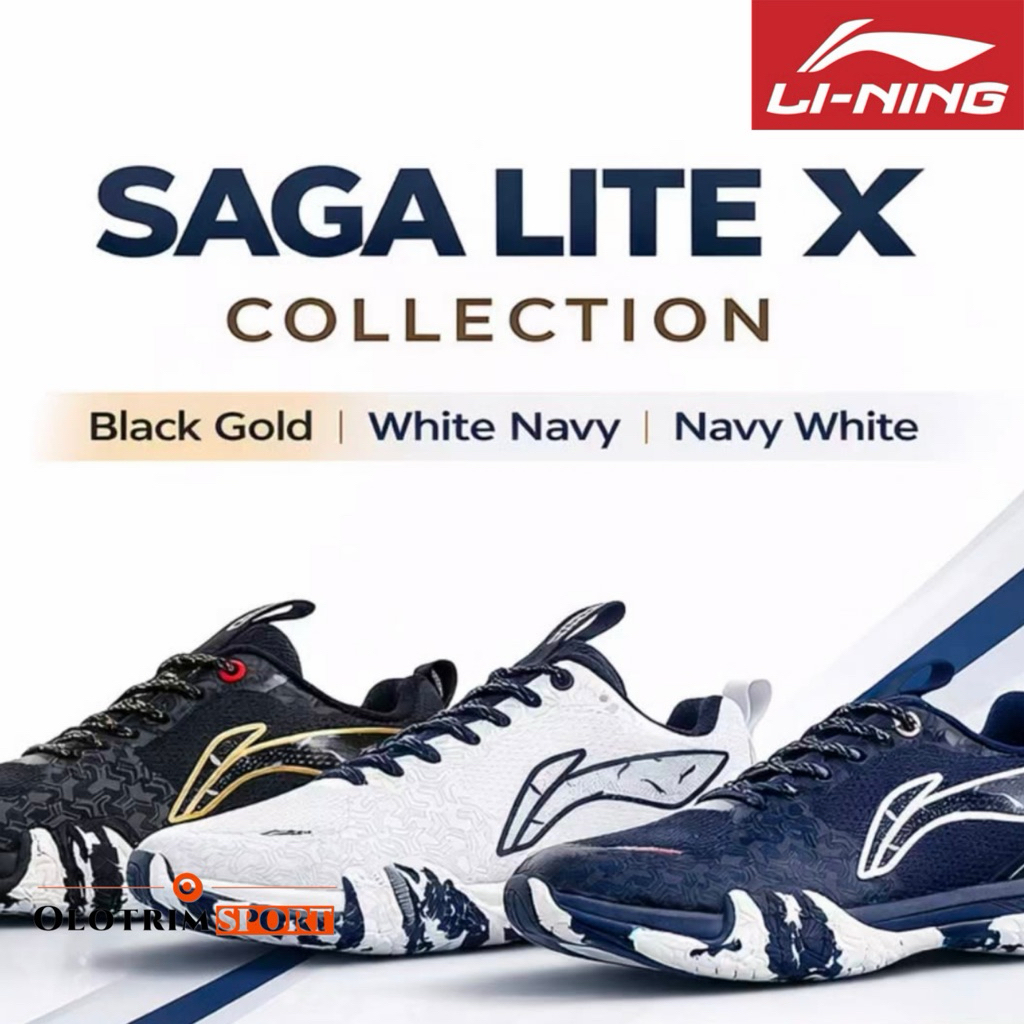 Sepatu Badminton Lining SAGA LITE X 10 LTD LIMITED EDITION Original
