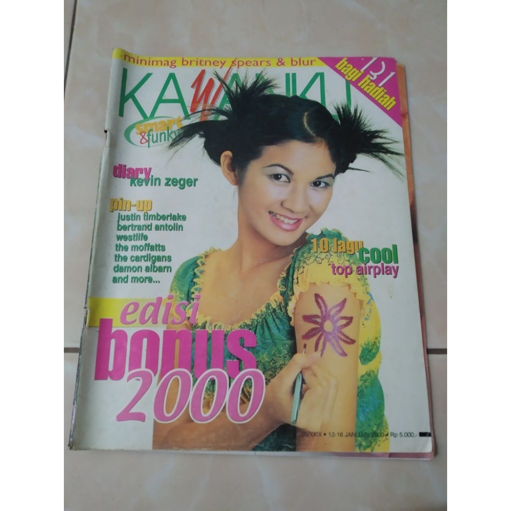Majalah KAWANKU tahun 2000 cover Yuni