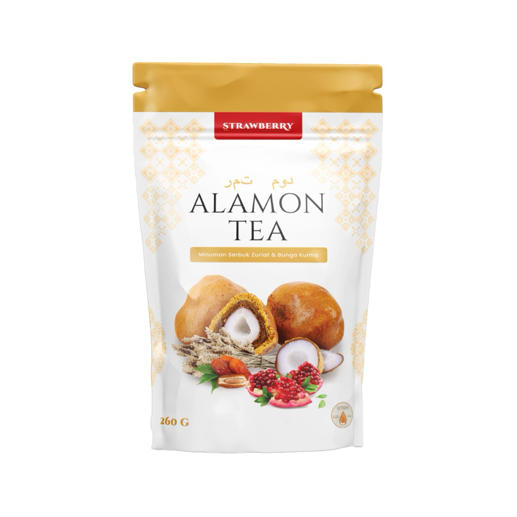 Minuman Zuriat / Ribuan Ulasan / Kombinasi Bubuk Zuriat + Kurma / Alamon Tea / 260 gr