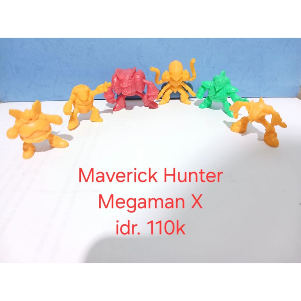 figure megaman rockman karet jadul