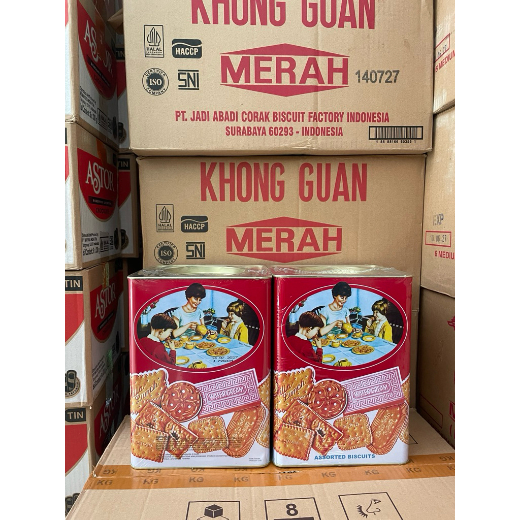 Khong Guan biscuits segi 1600g Khong Guan Besar