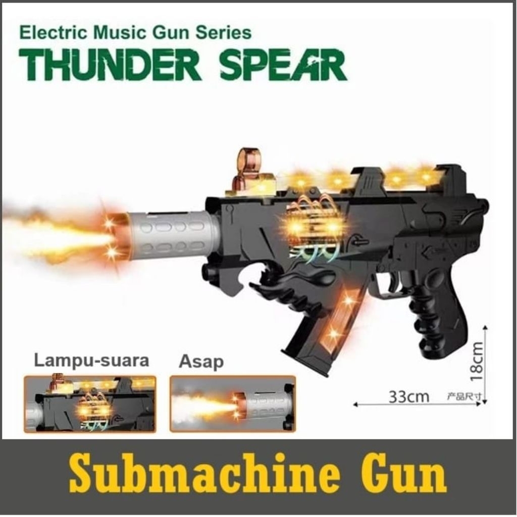 1259 Mainan Pistol Unik Memiliki Lampu dan efek suara 1259 I 1259 Mainan Pistol fidget 3D I Pisau Ma