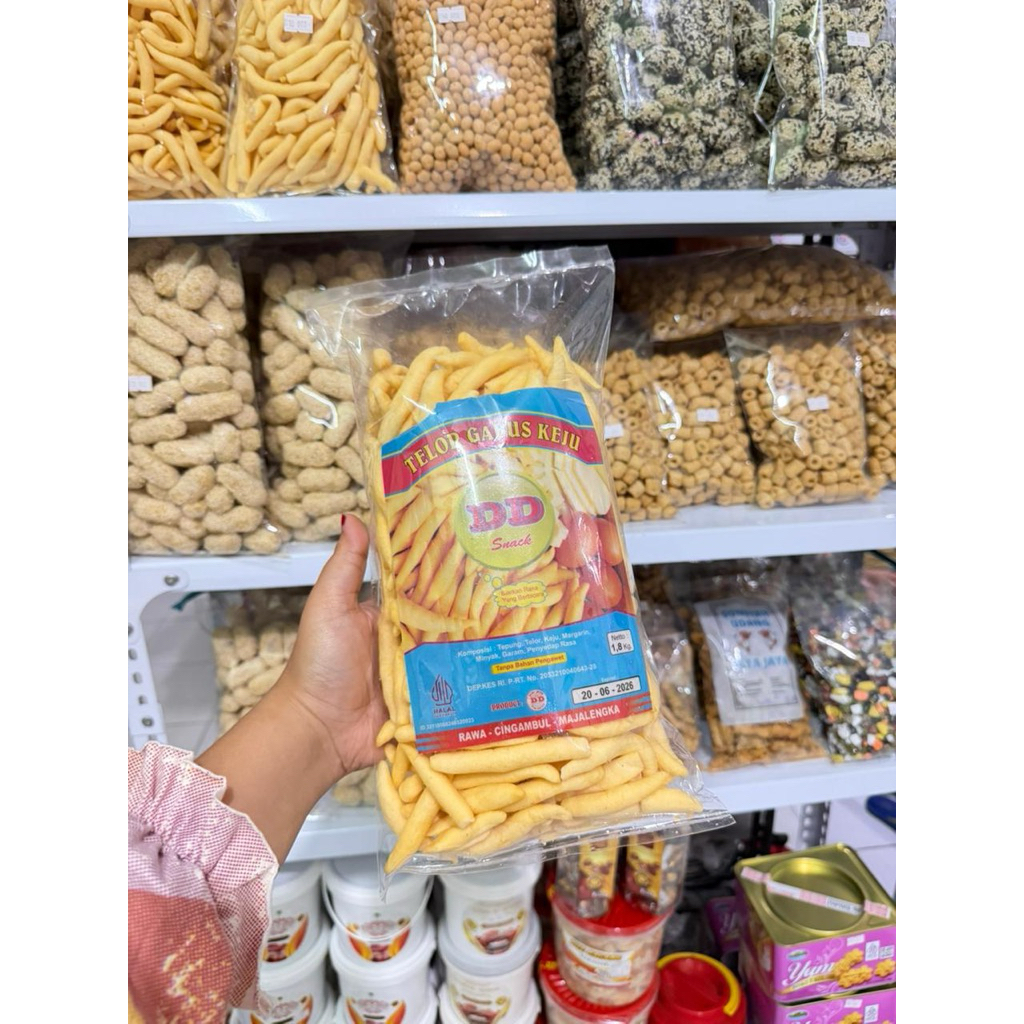 Telur Gabus Keju DD cemilan asin gurih