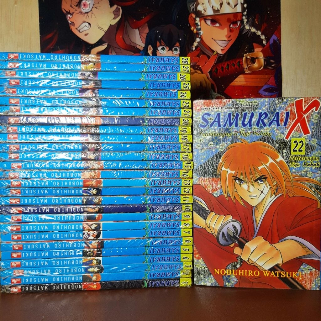 komik samurai x 1-28 cetakan baru tamat