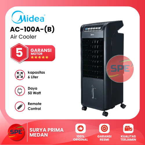 AIR COOLER MIDEA KAPASITAS 6 LITER AC100-A(B) GARANSI RESMI (MEDAN)
