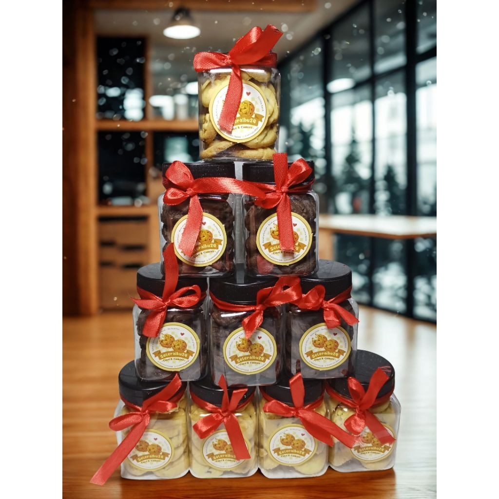 Choco chips ori / coklat Mini Jar berbagai rasa kue lebaran camilan