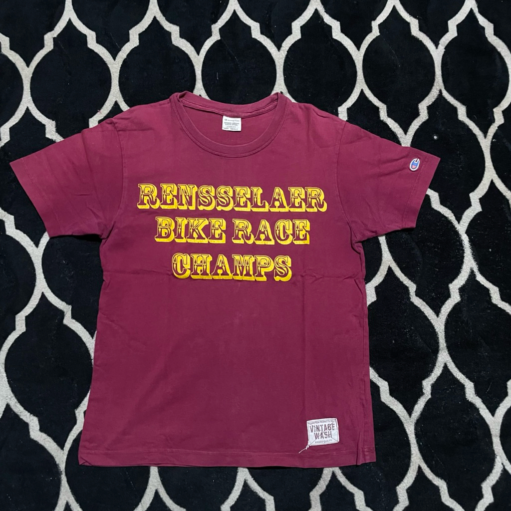 T-SHIRT VINTAGE CHAMPION BIKE RACE SECOND