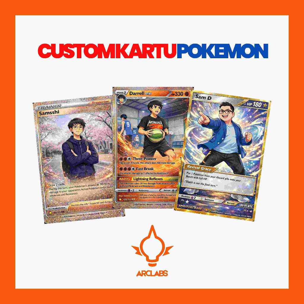 CUSTOM KARTU POKEMON CARD