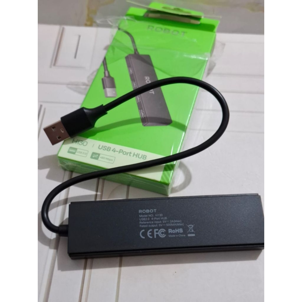 H130  ROBOT H130 4 Ports USB HUB 25cm Portable Multi Function