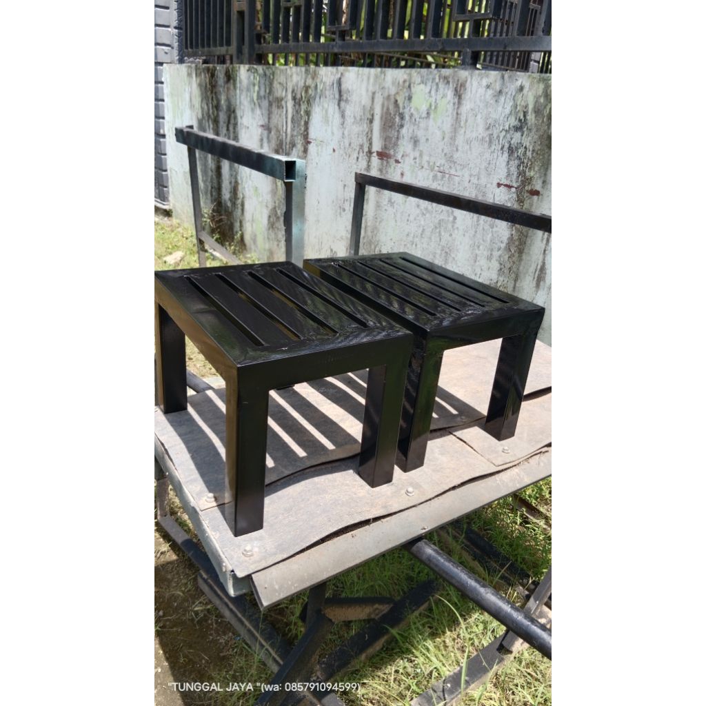 DINGKLIK BESI, KURSI BESI, KURSI JONGKOK, KURSI PENDEK UKURAN 30X20X20