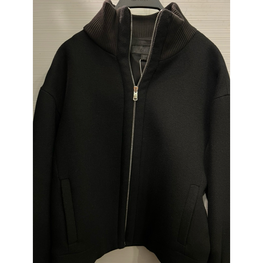 NEW ZARA Wool Blend High Neck Coat Jacket size xs (Masih ada tag)