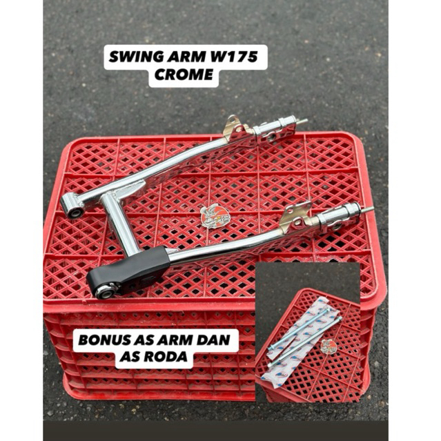 SWING ARM W175 CROME PNP CB GL100 ARM W175 LOKAL PNP CB GL100 TEBAL