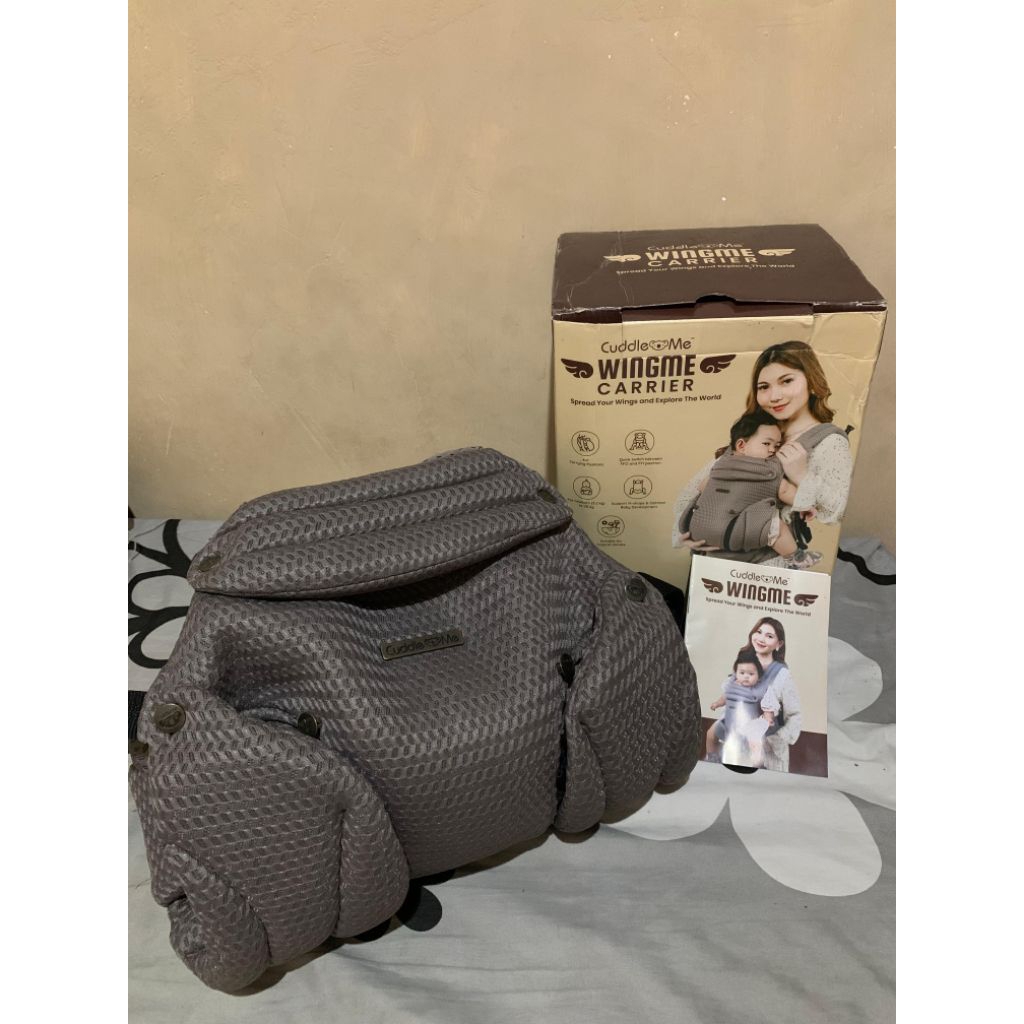 PL Gendongan Cuddleme Wingme Taupe