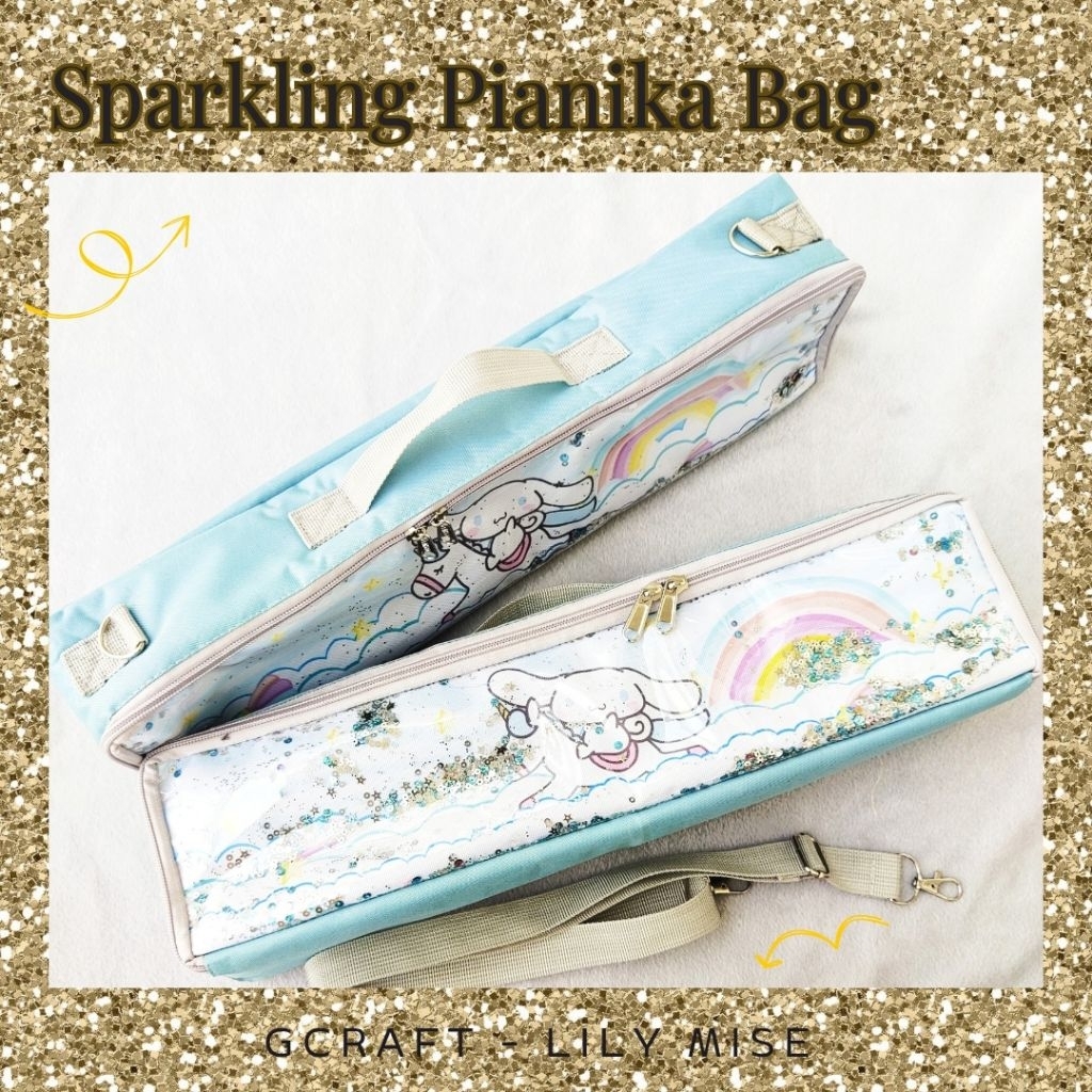 tas pianika - jual tas pianika saja - sparkle pianika bag