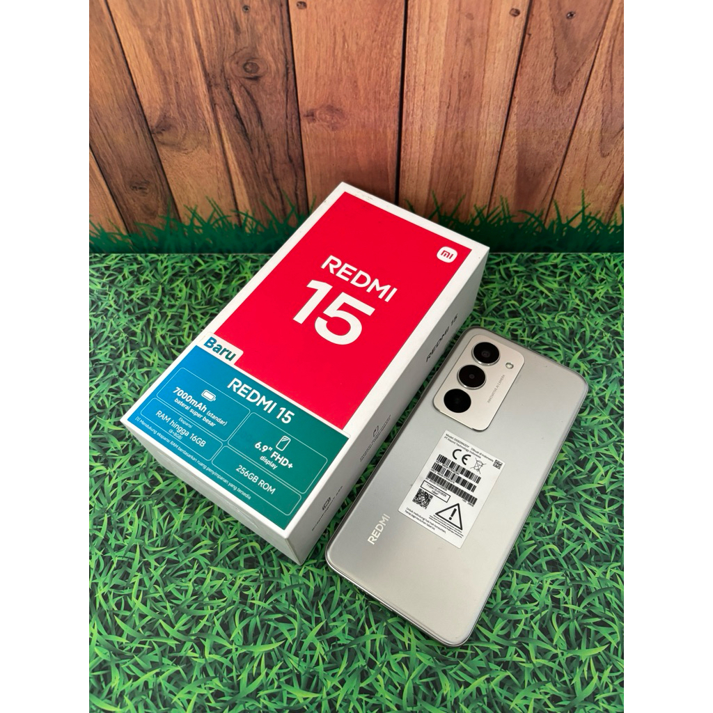 Redmi 15 8/128 Second Resmi Indonesia