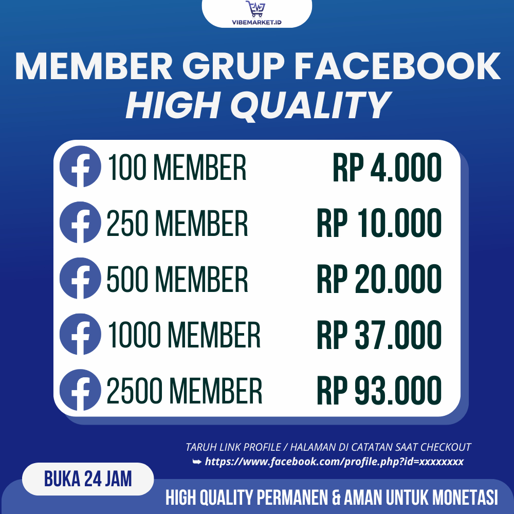 MEMBER ANGGOTA GROUP GRUPFB FACEBOOK GARANSI ISI ULANG PERMANEN