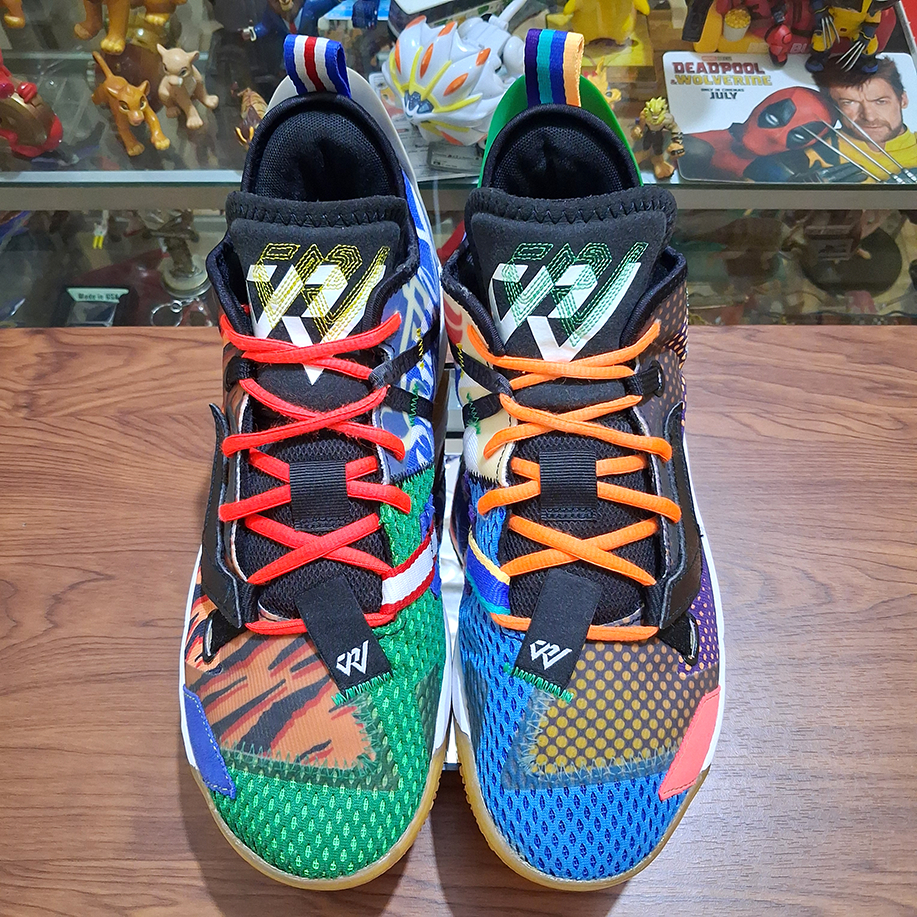 A J Why Not Zer0.4 Upbringing Sepatu Basket Basketball Olahraga Sneakers Shoes Multi-Color Size 44