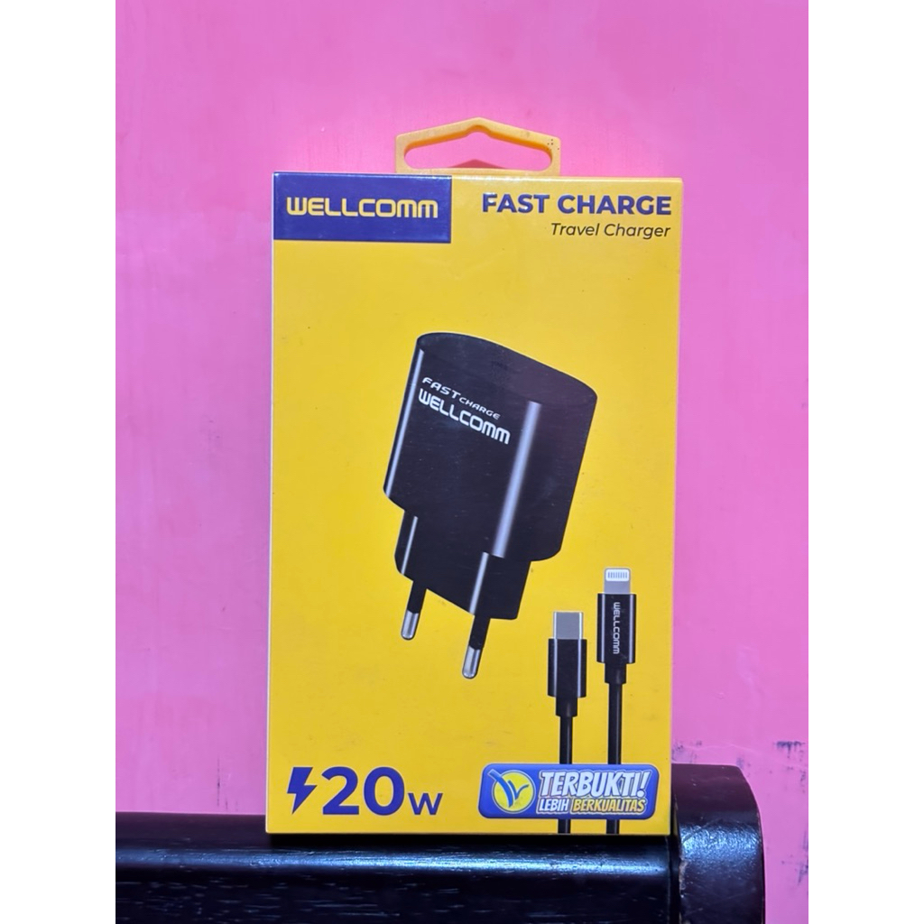 WELLCOMM CHARGER IPHONE TYPE-C to LIGHTNING 20W