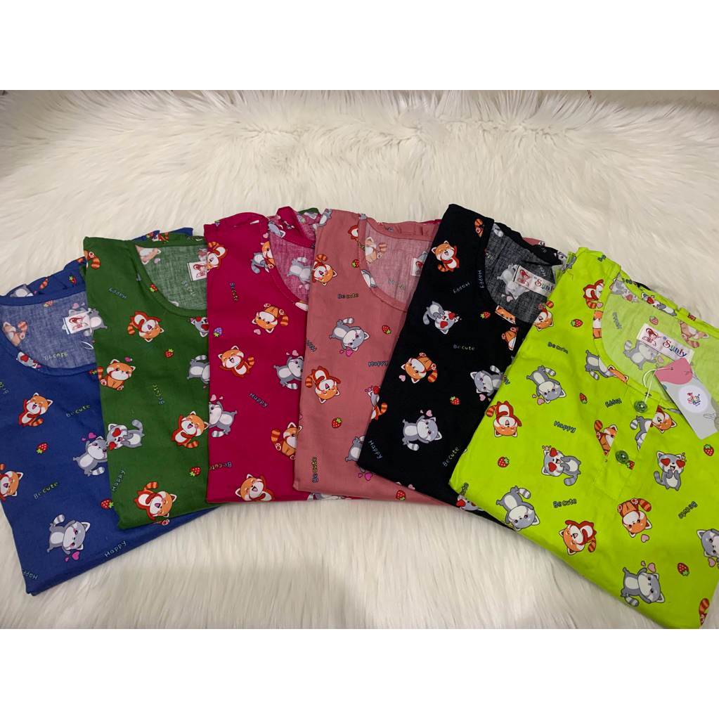 Sunly UK.22 celana pendek baju tgn pdk baju tidur sunly