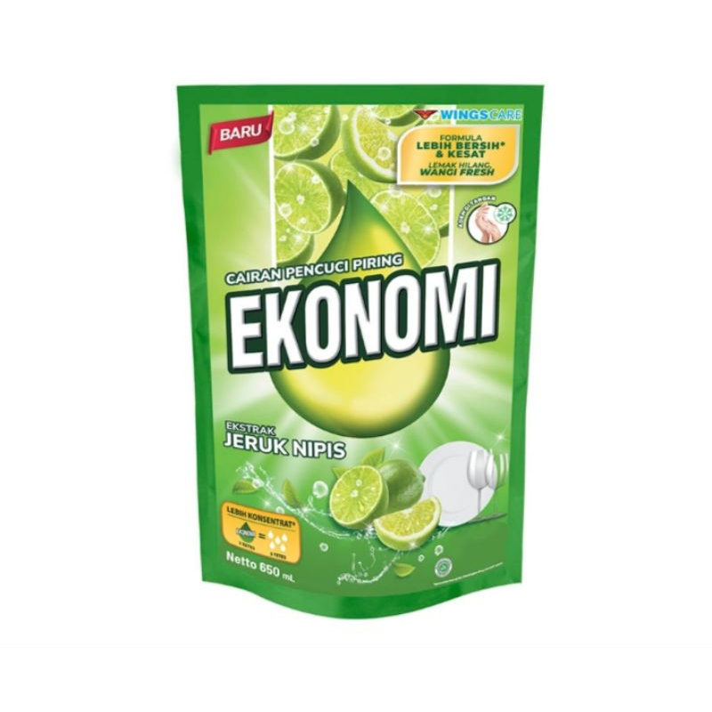 EKONOMI - SABUN CUCI PIRING POUCH 650ML