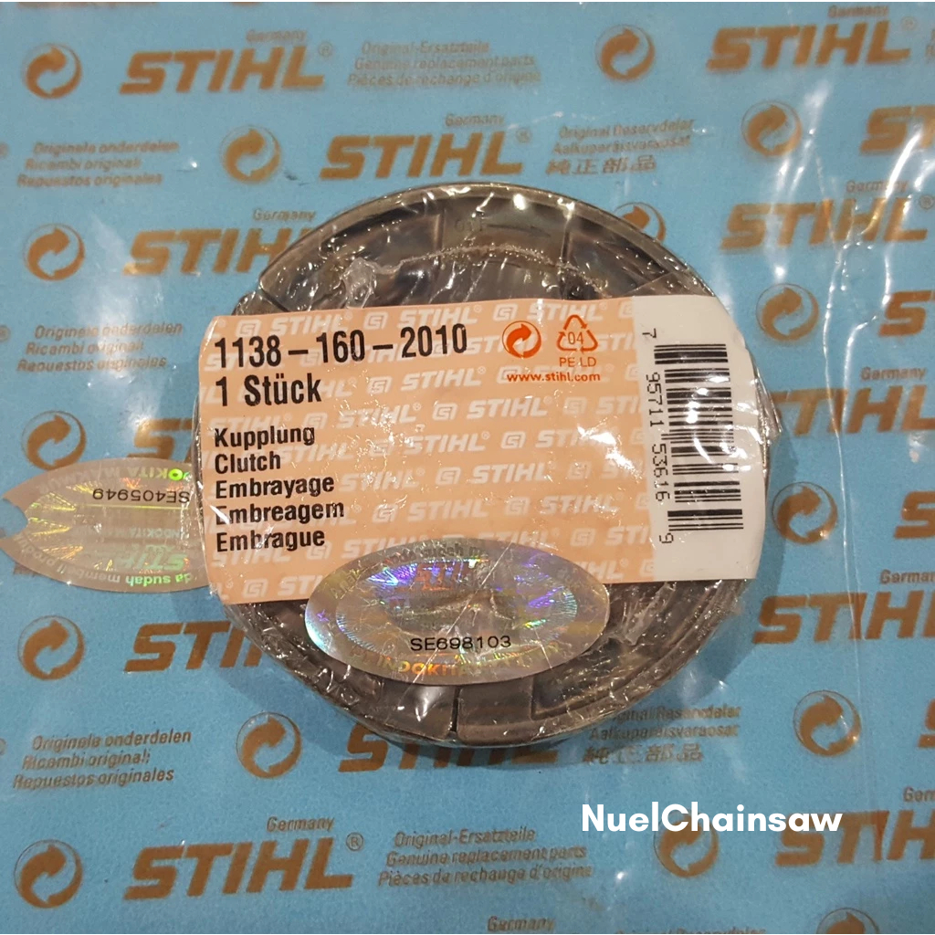 Clucth Shoes Assy Chainsaw Stihl MS 382.Kampas Rem Senso/Sinso Stihl MS 382 Komplit Original