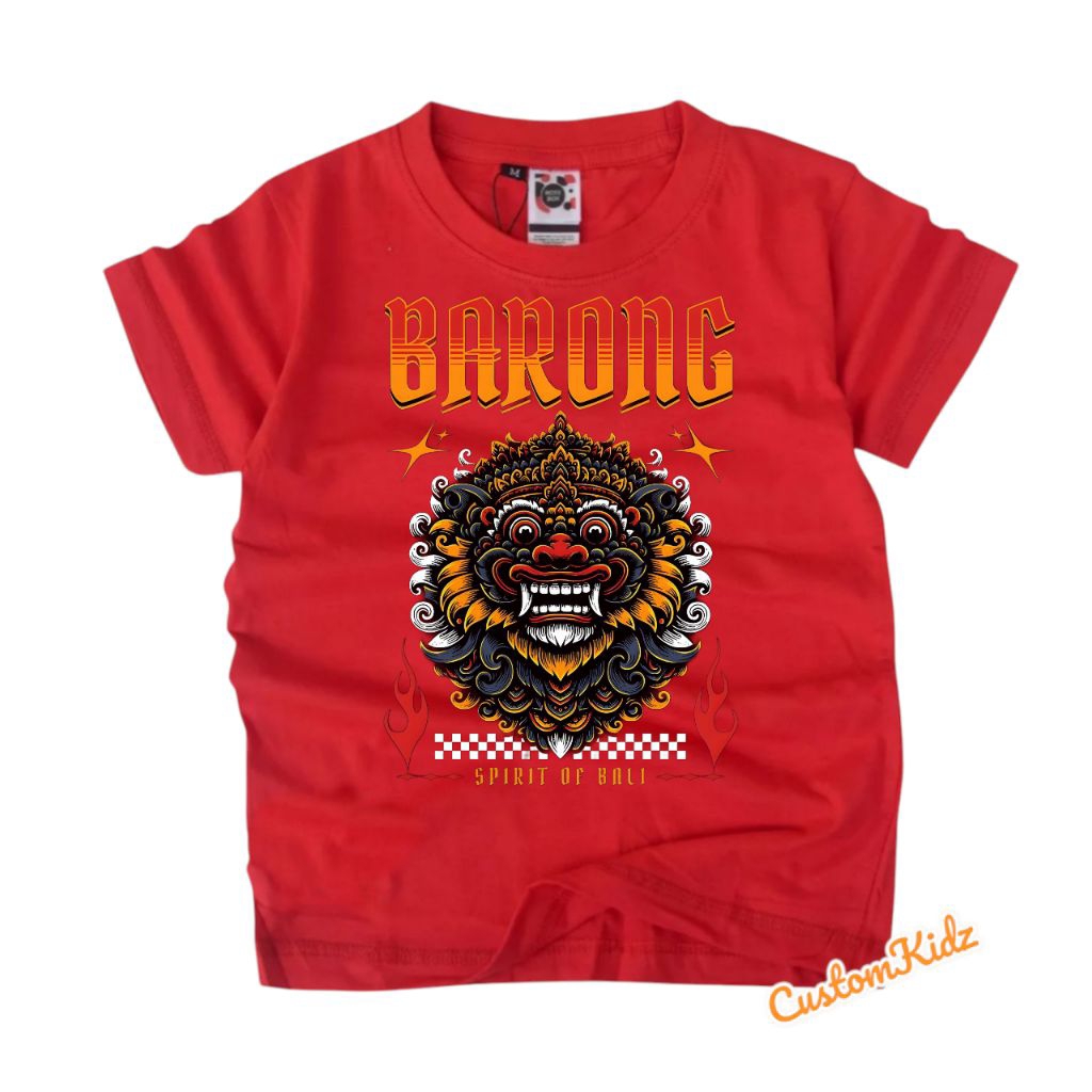 Baju anak kaos Distro anak Barong Bali