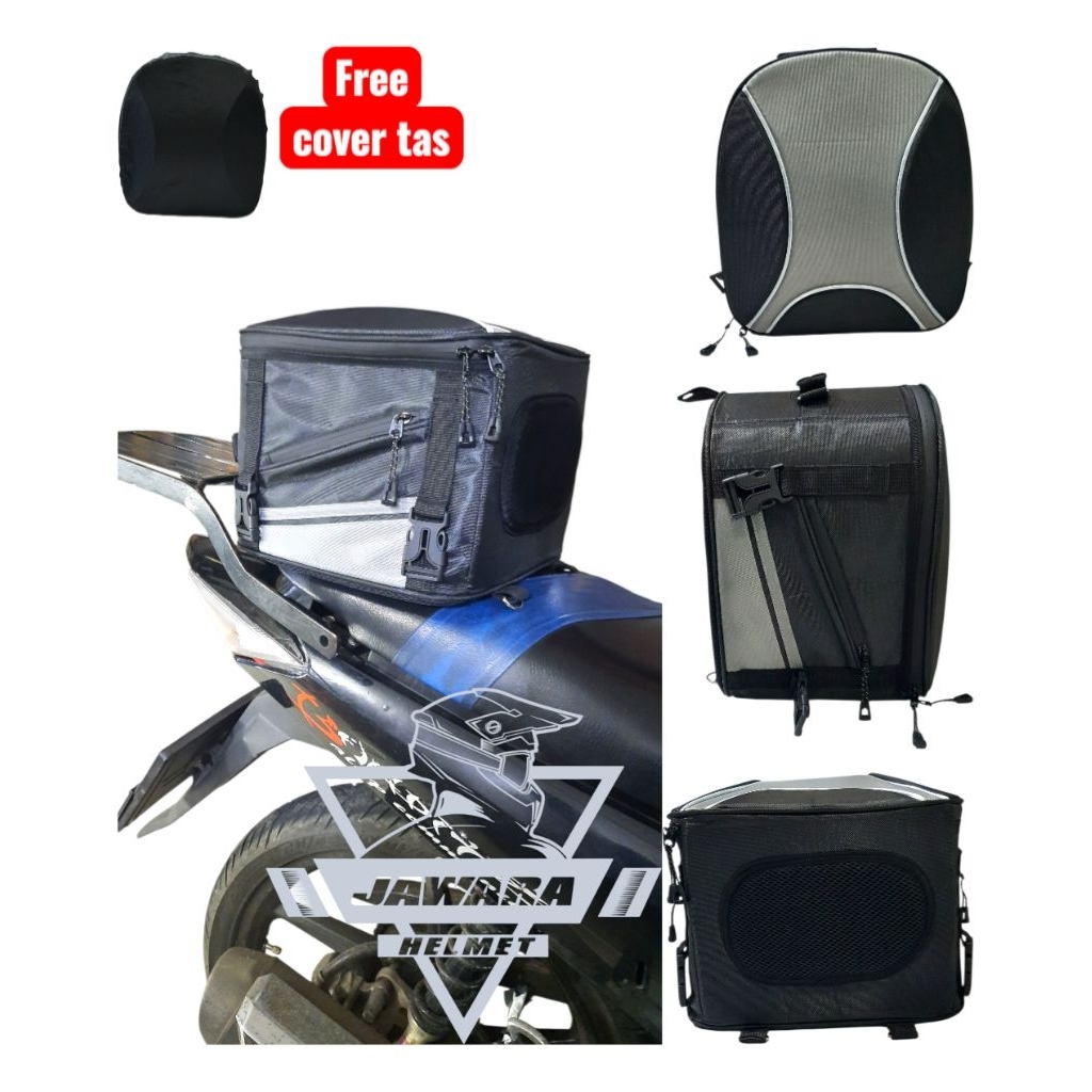 Tas Box Motor Balakang | Tailbag Touring Motor | Tas Bagasi Belakang Motor