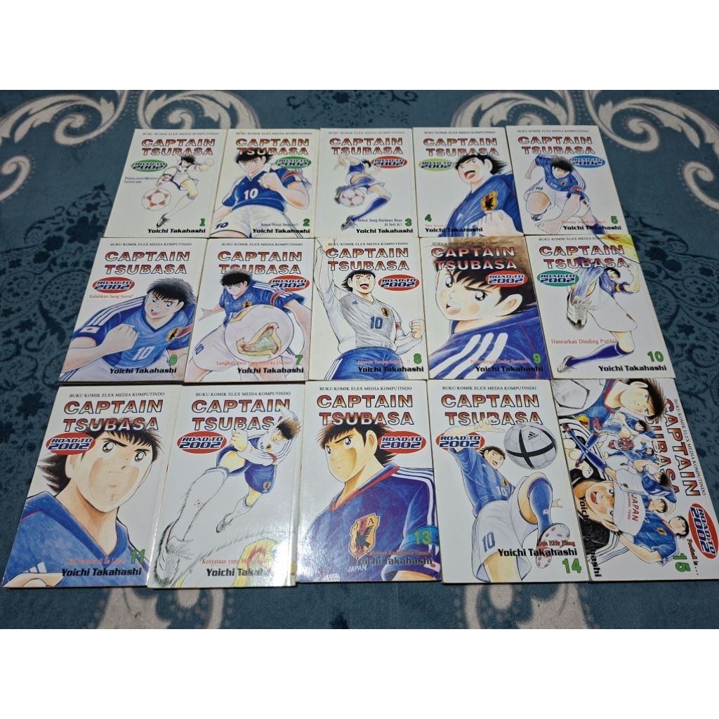 Komik Captain Tsubasa road to 2002 fullset vol 1-15