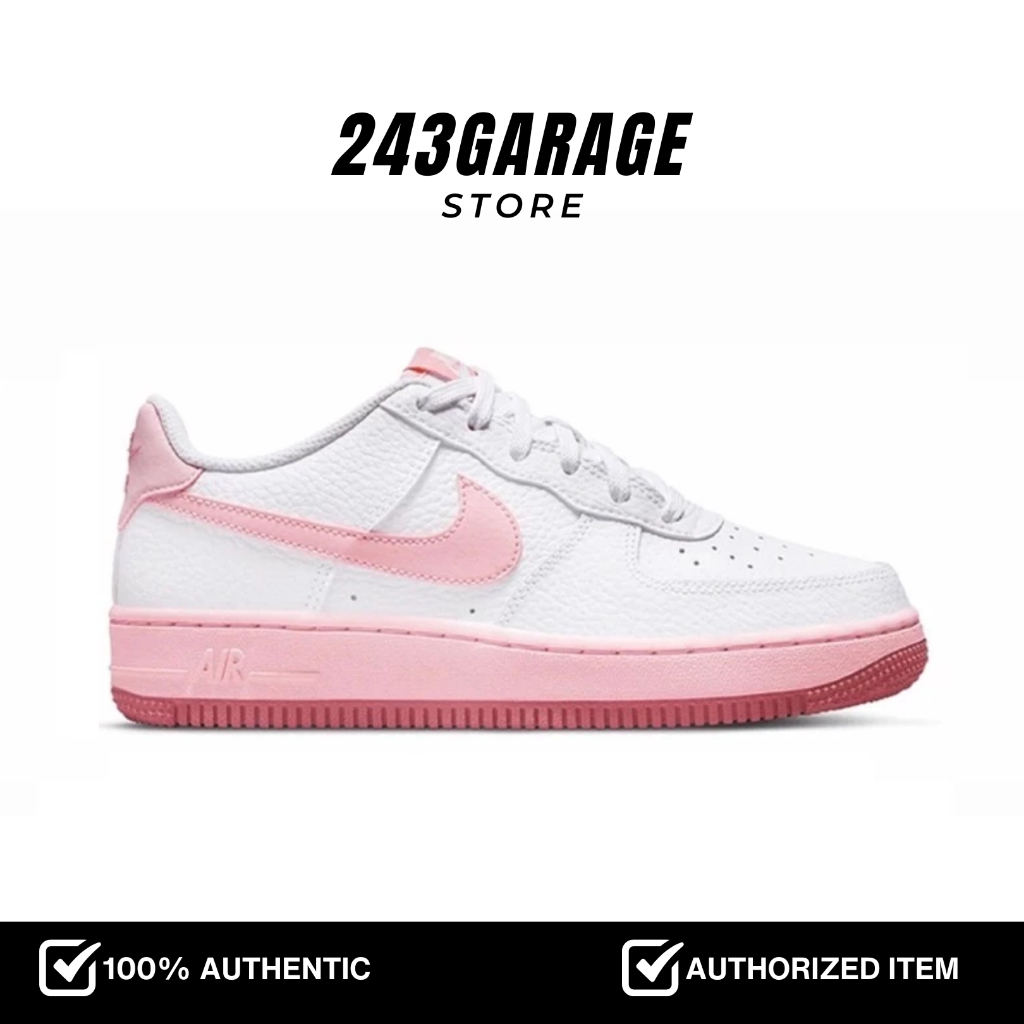 Nike Air Force 1 White Pink Foam GS Sneakers Resmi