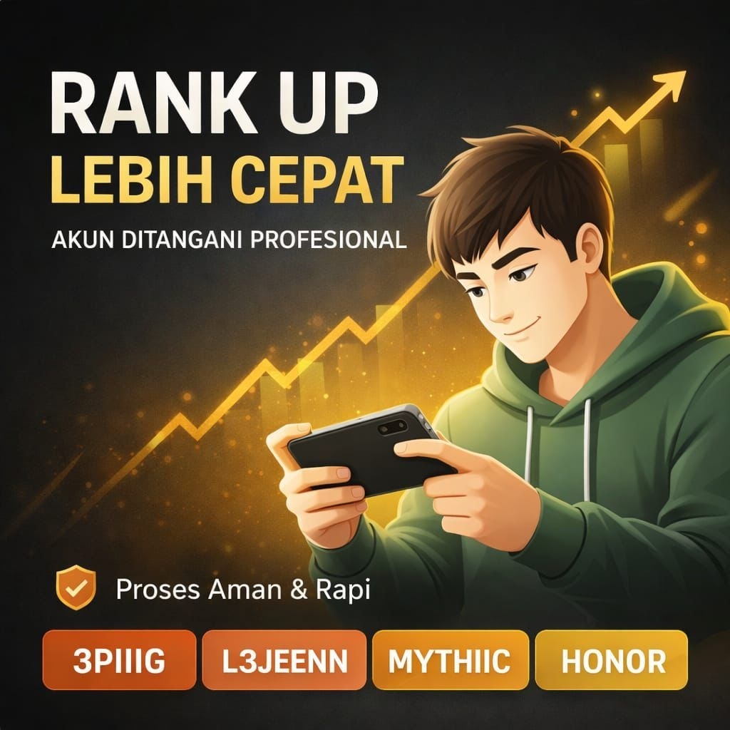 Jasa Mabar dan Menaikkan Rank Game Online Aman