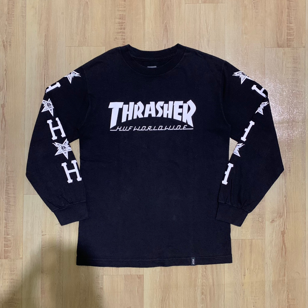 thrasher x huf long sleeve