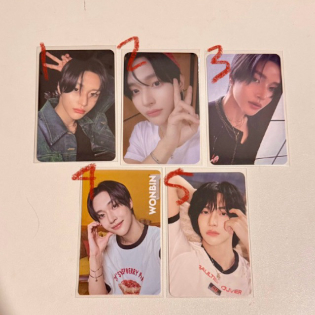 OFFICIAL PHOTOCARD WONBIN RIIZE
