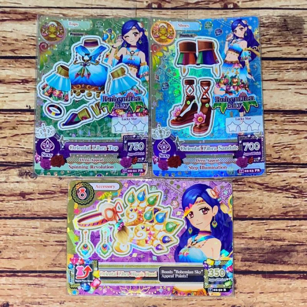 Aikatsu Sora Kazesawa Constellation Premium 03 Bohemian Sky Oriental libra with Acc