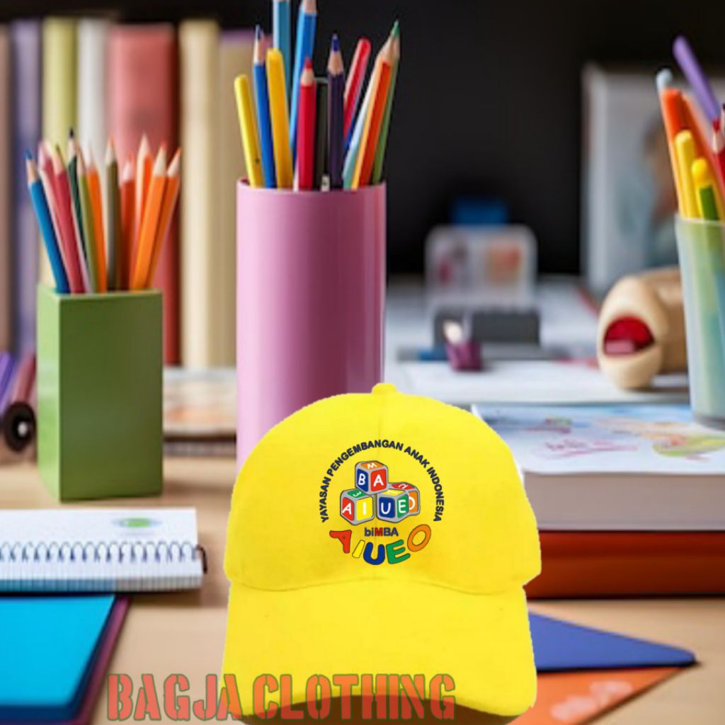 Topi Baseball anak Bimba AIUEO / topi anak Bimba