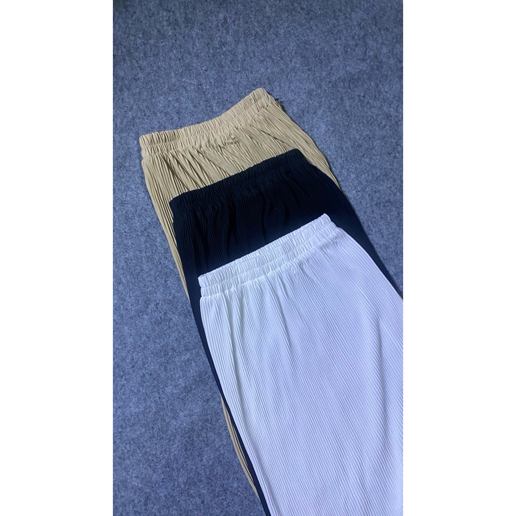 ROK PLISKET KAOS RAYON BAHAN TEBAL