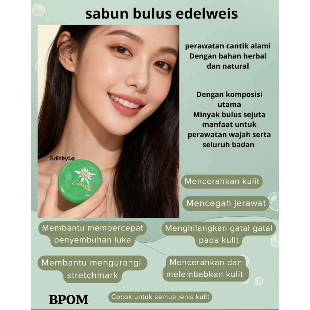 Sabun Edelweis Sabun Bulus Strechmark Pembesar Payudara Kenyal Padat Berisi Mr P Besar Sabun Bulus S