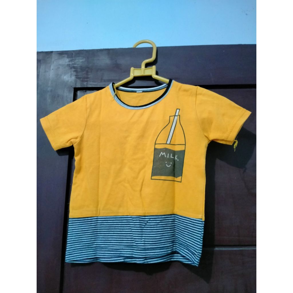 PL kaos anak lengan pendek