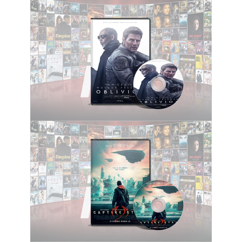 DVD Oblivion (2013) + DVD Captive State (2019)