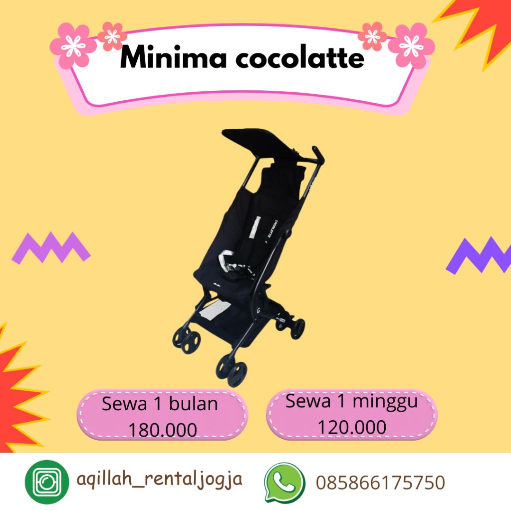 sewa stroller minima cocolatte jogja