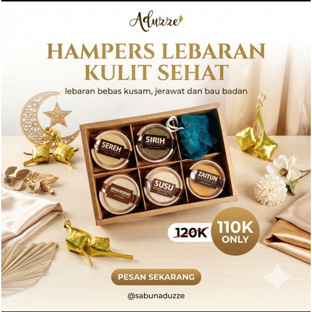 HAMPERS PARCEL GIFT LEBARAN UNIK PREMIUM SABUN NATURAL