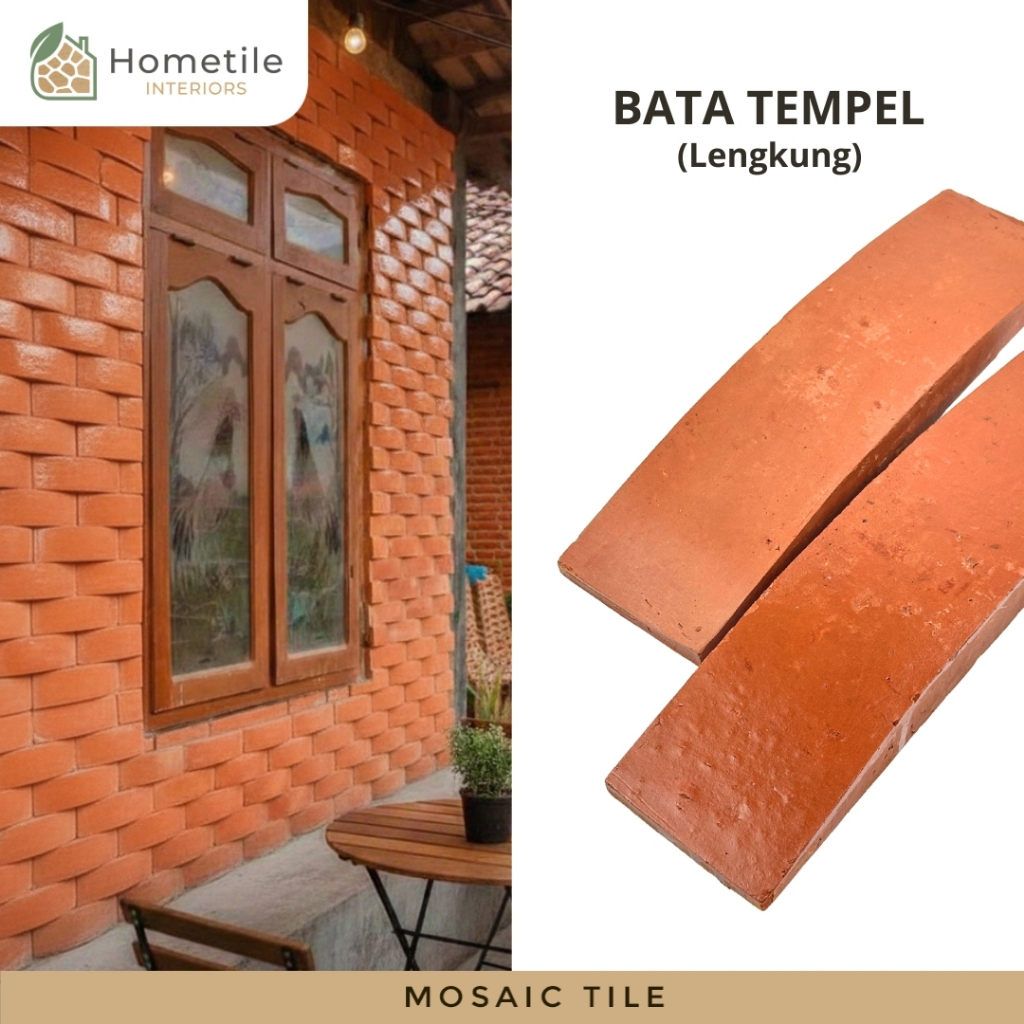 Bata Tempel Hias Dinding Dapur Rumah Wall Decoration Bata Expose Batu Bata Merah Teracota Terakota L