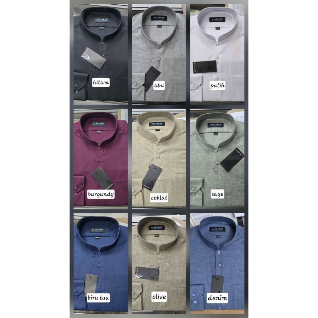 Kemeja koko Alisan panjang