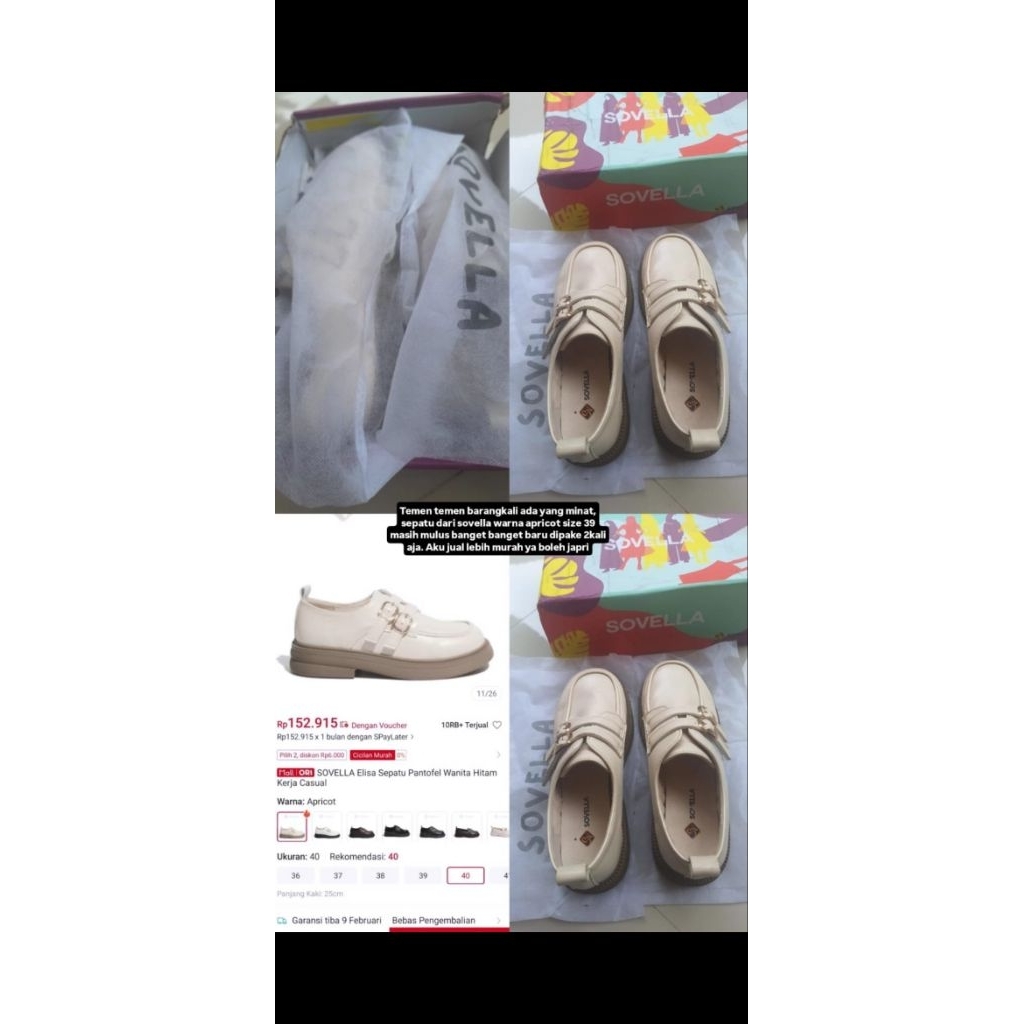 PRELOVE Sepatu Sovella
