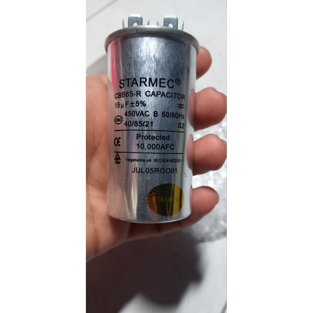 Capasitor kapasitor Starmec mesin cuci 1 tabung