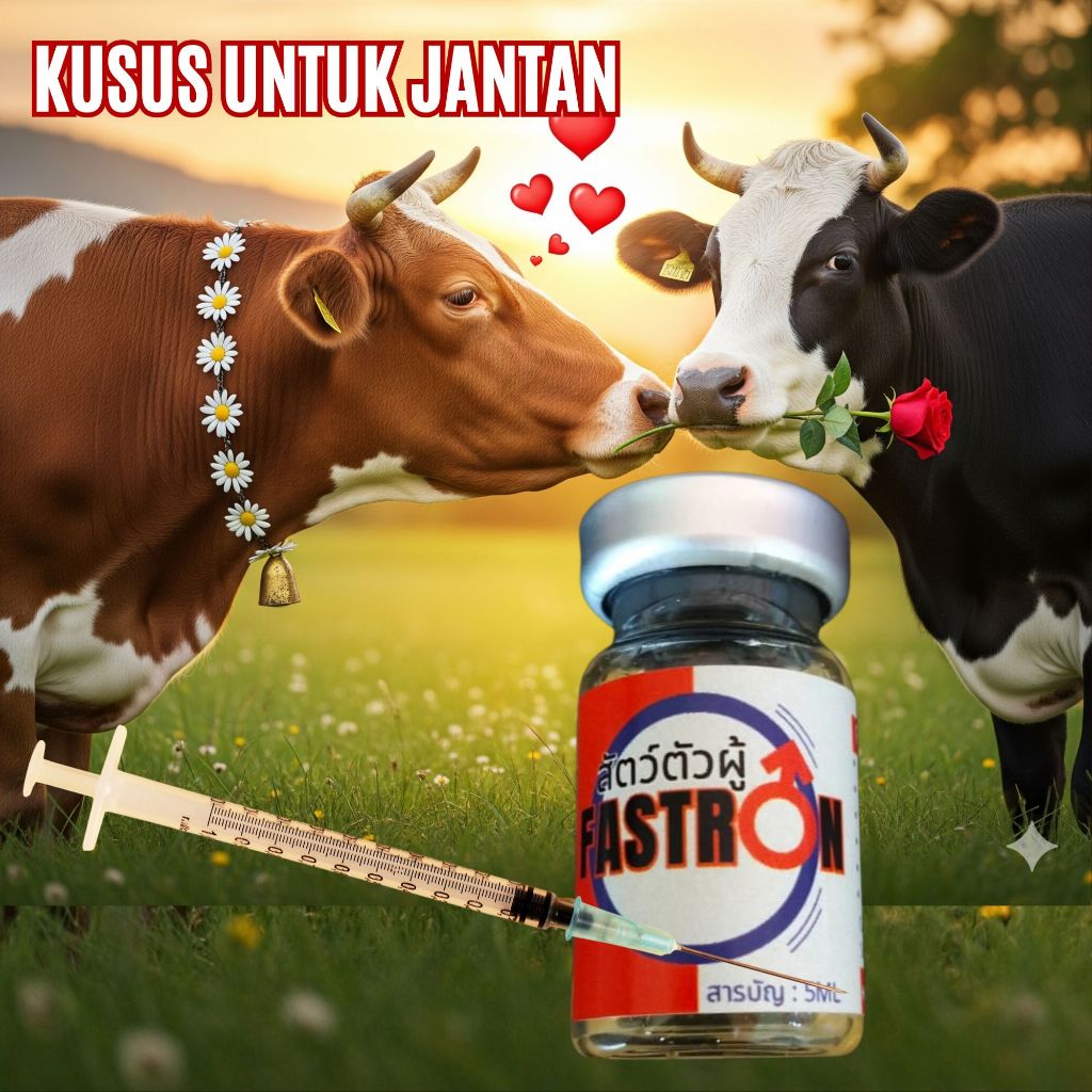 fastron testoteron Inject Hormon Tingkatkan Reproduksi Hewan Jantan / Testoteron Burung inj bonus su
