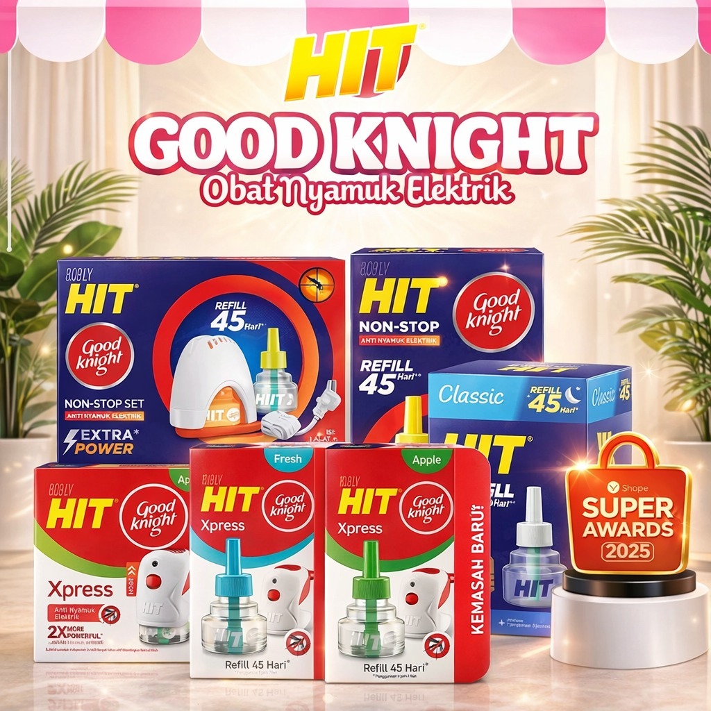 Hit Good Knight | All Series | Set + 1 Refill Fresh /Refill Classic/Refill Fresh/ Xpress Refill Fres