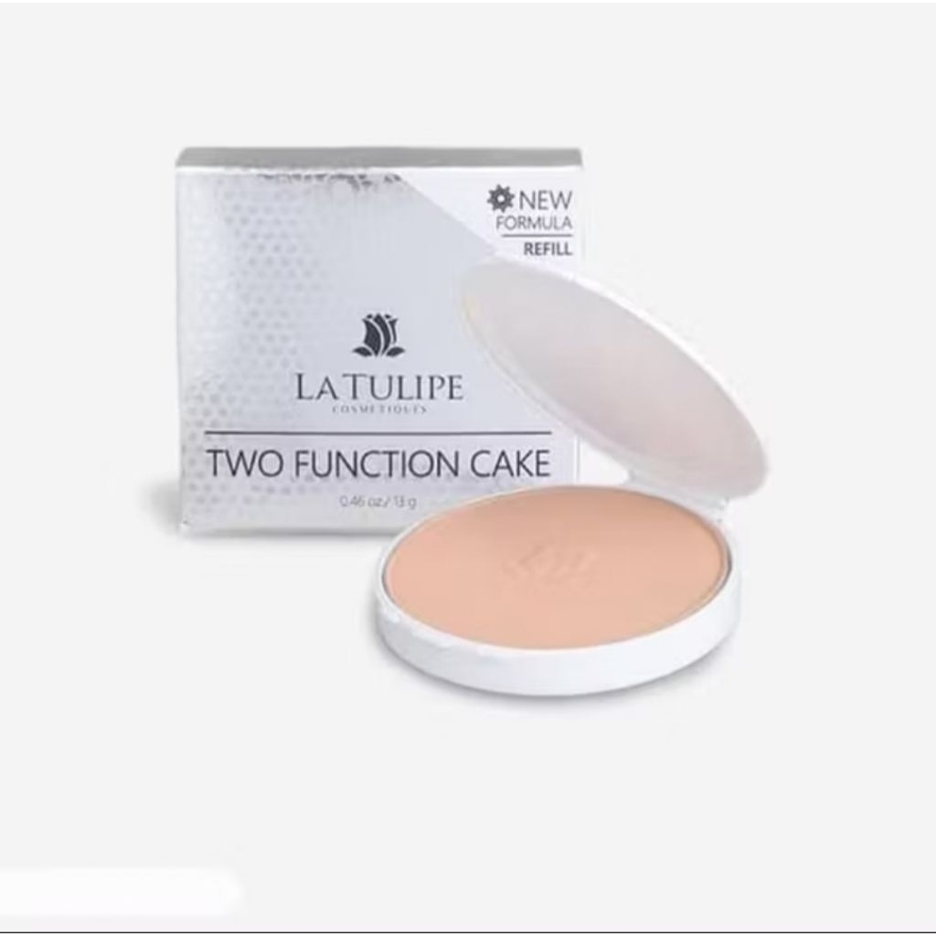 La Tulipe Refil Two Function Cake Foundation dan bedak