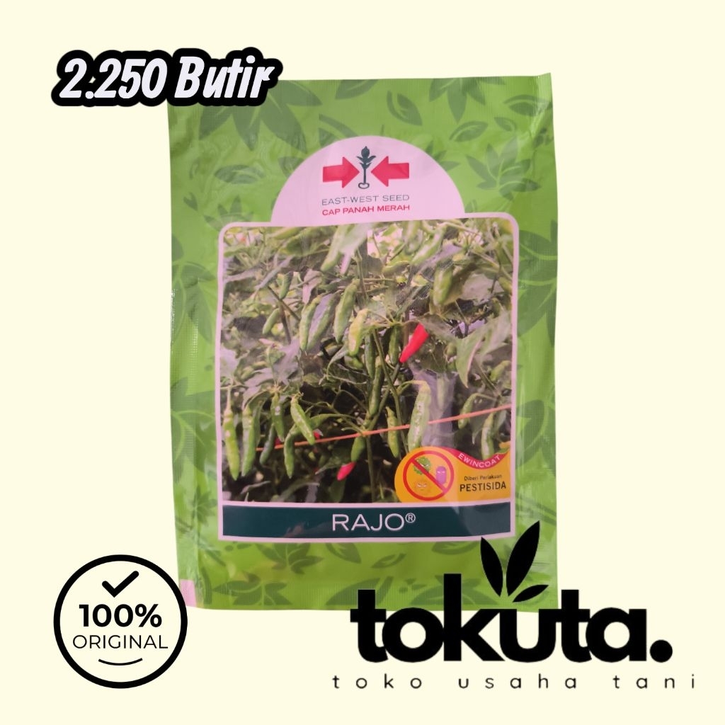 RAJO 2250 Butir Benih Cabe Rawit Hijau Cap Panah Merah