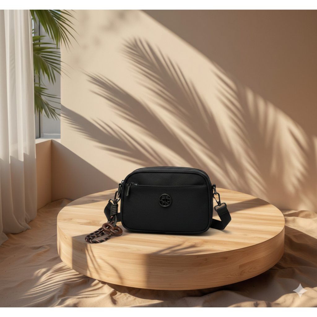 [MIA] SIGHMON - Tas Selempang Wanita FREE GANTUNGAN Crossbody Bag