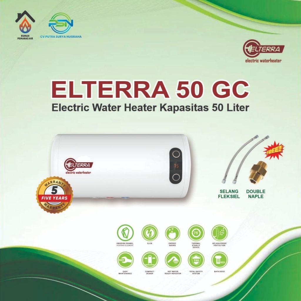 ELTERRA Water Heater HE 50 GC
